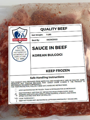 Beef On Bulgogi Sauce